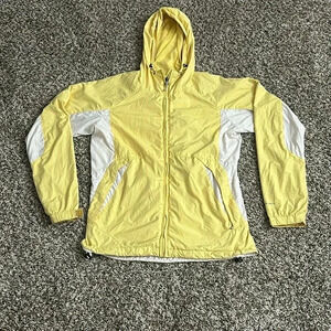 Vintage Columbia Yellow Windbreaker Rain Coat